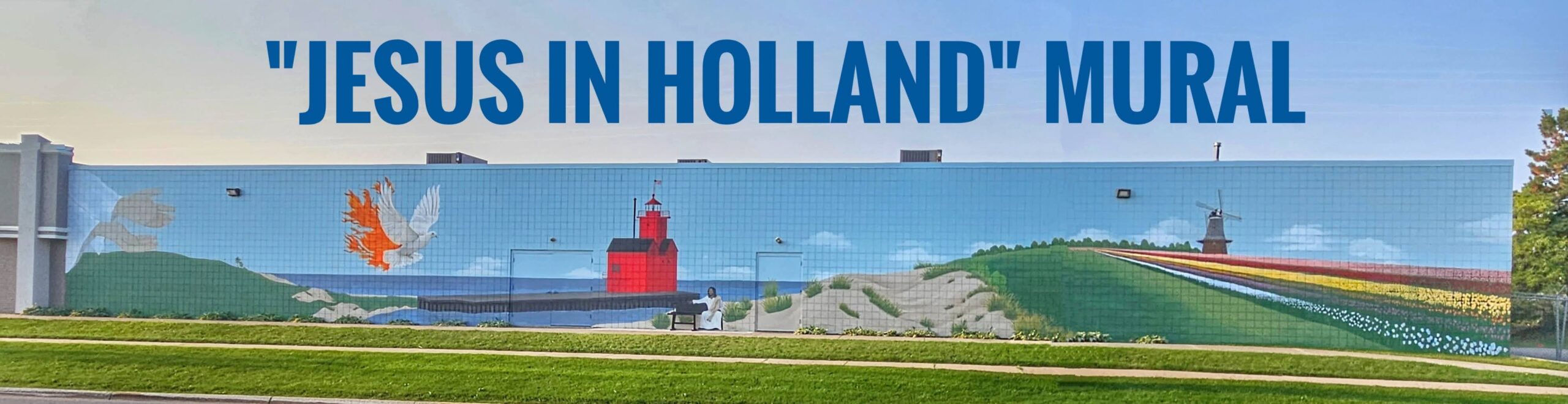 Jesus in Holland Mural